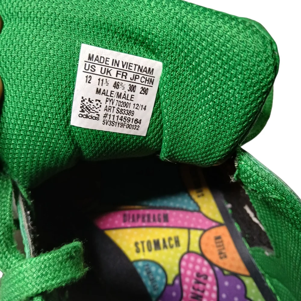Green Adidas Sneakers - Picture 10 of 10